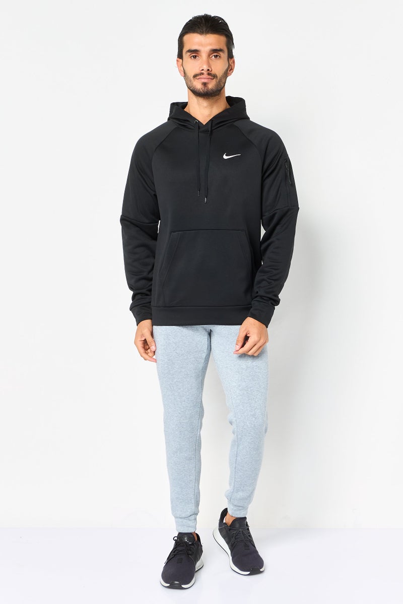 Nike Men Therma Fit Long Sleeve Training Hoodies, Black - Image 4
