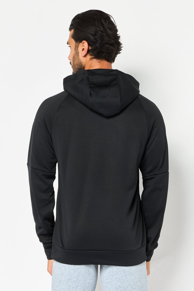 Nike Men Therma Fit Long Sleeve Training Hoodies, Black - Image 3