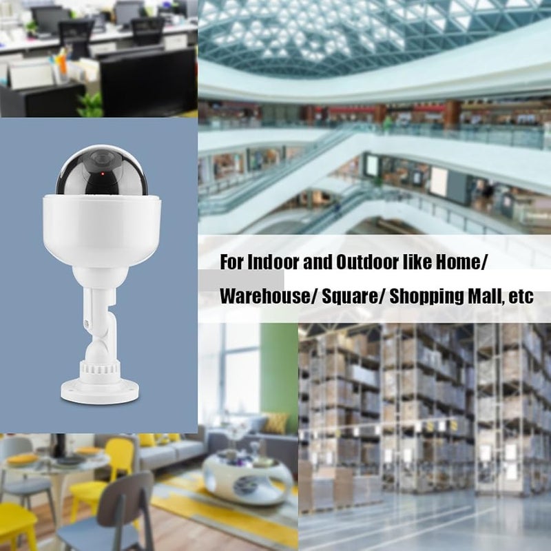 360 Rotation Dome Security Camera Flashing LED Dummy Surveillance System - Image 5