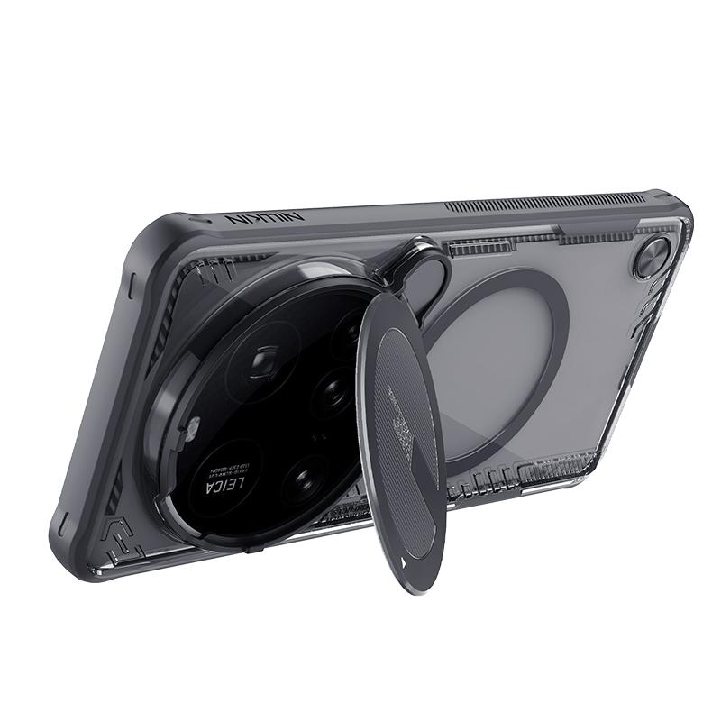 Nillkin For Xiaomi 15 Ultra Ice Air Prop Series Magsafe Magnetic Cover Version Phone Case(Black) - Image 4