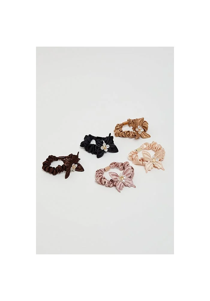 أر أند بي 5 Pack Printed Scrunchies