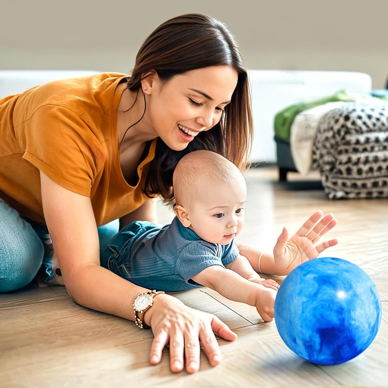 FuturePlusX 6PCS Inflatable Playground Balls, 8.7 Inches Kickball Dodge Ball with Pump, for Kids Indoor and Outdoor Play, Party Favors - Image 5