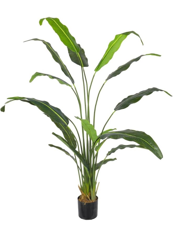 Yatai - YAHOME Artificial Tree, 200cm Tall Bird of Paradise Fake Plants with Plastic Pot, Faux Tropical Palm Tree Large Plant, UV-Resistant & Maintenance-Free & Hassle-Free Faux Plants for Home Event Decor - Image 1
