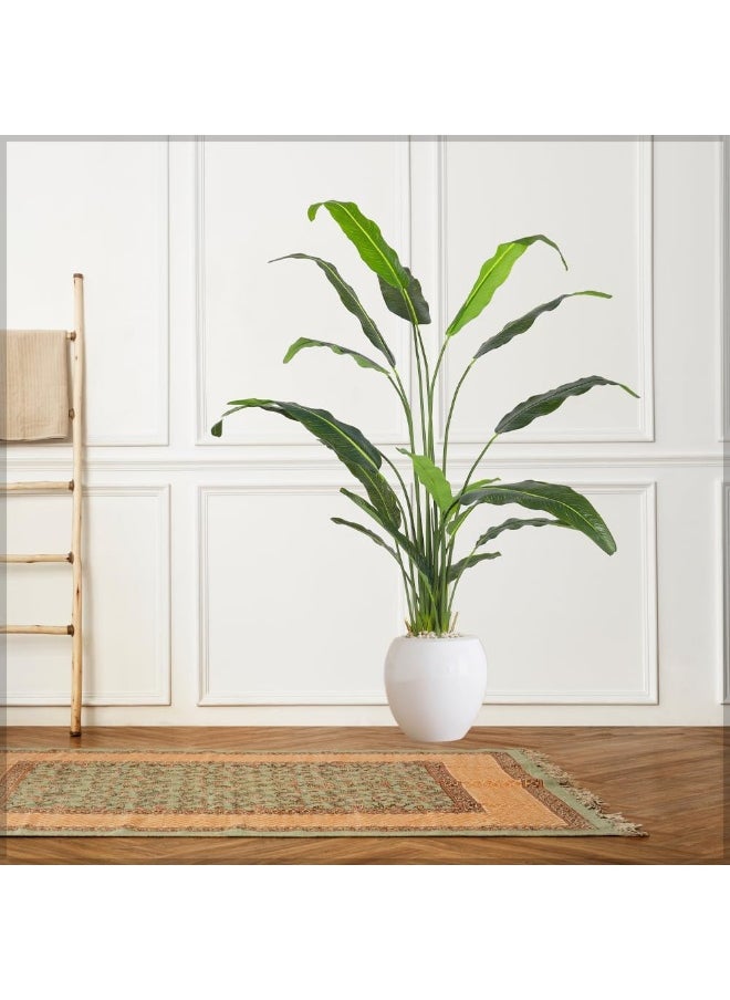 Yatai - YAHOME Artificial Tree, 200cm Tall Bird of Paradise Fake Plants with Plastic Pot, Faux Tropical Palm Tree Large Plant, UV-Resistant & Maintenance-Free & Hassle-Free Faux Plants for Home Event Decor - Image 1