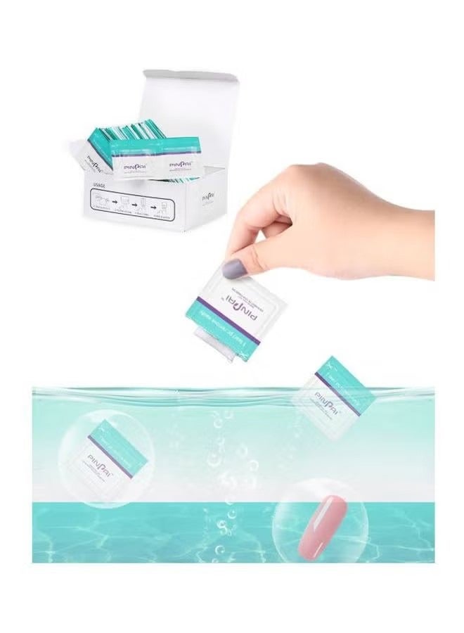 Pinpai مزيل طلاء أظافر جل شفاف مكون من 200 قطعة - Image 2