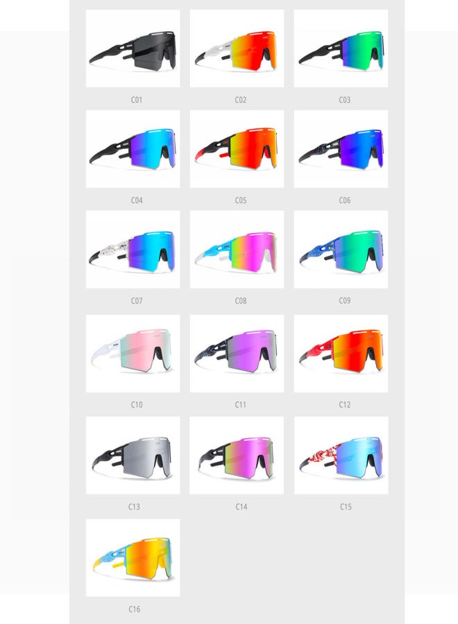 kdeam Sports Sunglasses for Men Women,  Polarized UV400, Cycling Glasses for Baseball Fishing Running - Image 3