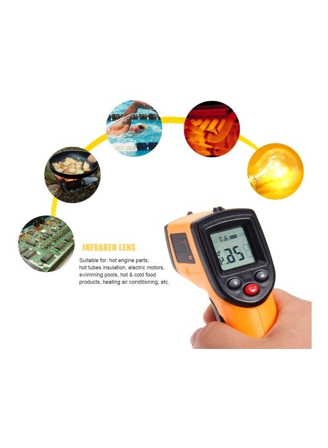 Infrared Digital Thermometer Yellow/Black 18.5x13x3.47centimeter - Image 4