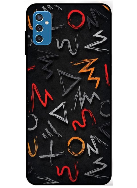 Protective Case Cover For Samsung Galaxy M52 Smart Series Printed Protective Case Cover for Samsung Galaxy M52 Graffiti Pattern
