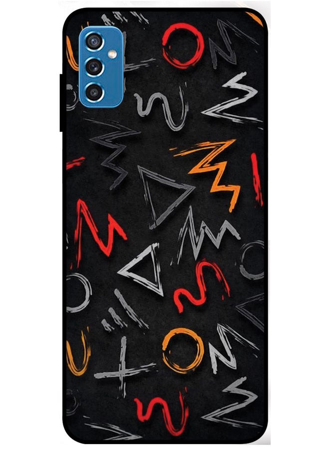 EYE CATCH - Protective Case Cover For Samsung Galaxy M52 Smart Series Printed Protective Case Cover for Samsung Galaxy M52 Graffiti Pattern - Image 1