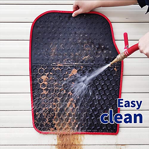 Megiteller Car Floor Mats Custom Fit for 2024 2023 2022 2021 2020 Kia Soul Odorless Washable Heavy Duty Rubber (All Weather) Floor Liners Set Black - Image 5