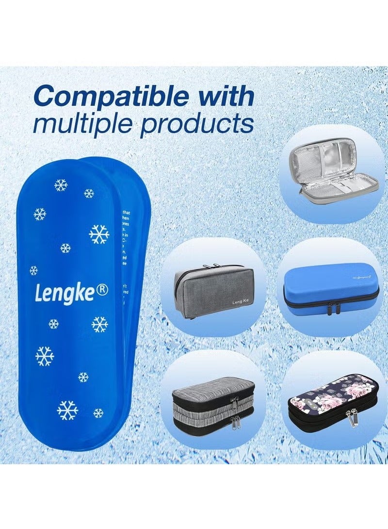 Leng Ke 4 Packs Reusable Cooler Ice Packs Suitable for Diabetic Insulin Cooler Pen Carry Case - Image 4