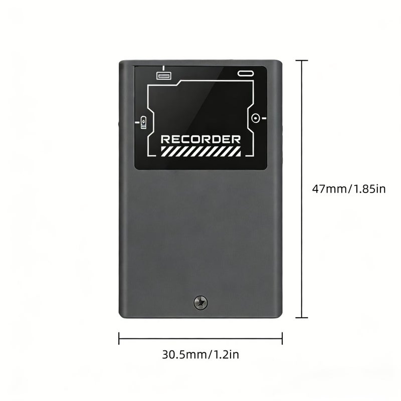 1pc Portable Magnetic Voice Recorder Upgraded Version 64GB AI Adjustable Noise Reduction Large Storage Capacity For Meetings Interviews - Image 2