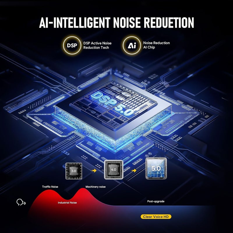 1pc Portable Magnetic Voice Recorder Upgraded Version 64GB AI Adjustable Noise Reduction Large Storage Capacity For Meetings Interviews - Image 5