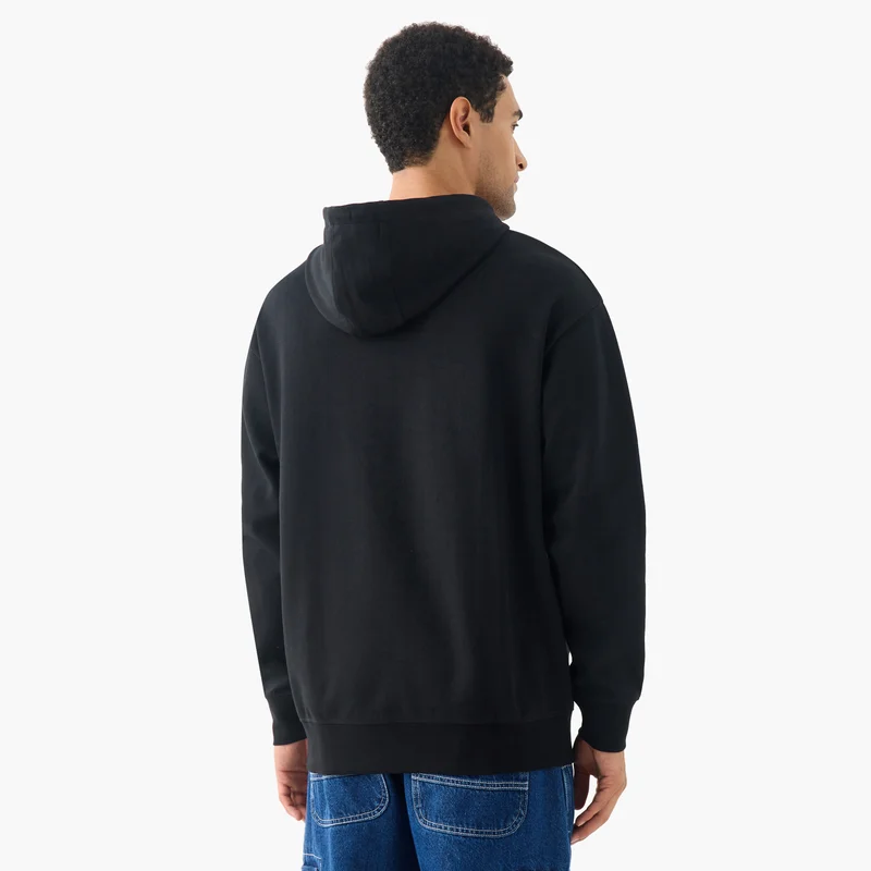 SP Characters Squid Game Print Hooded Sweatshirt with Long Sleeves