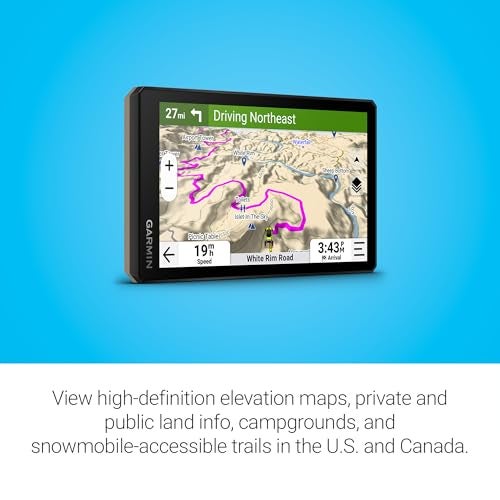 GARMIN جارمن تريَد® 2، جهاز ملاحة للرياضات القوية، شاشة بحجم 6 بوصات سهلة الاستخدام مع القفازات، مصممة لتحمل الظروف الجوية القاسية، خرائط محملة مسبقًا، مسارات زلاجات الثلج للولايات المتحدة وكندا - Image 5