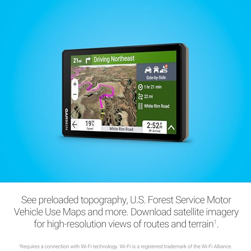 GARMIN جارمن تريَد® 2، جهاز ملاحة للرياضات القوية، شاشة بحجم 6 بوصات سهلة الاستخدام مع القفازات، مصممة لتحمل الظروف الجوية القاسية، خرائط محملة مسبقًا، مسارات زلاجات الثلج للولايات المتحدة وكندا - Image 4