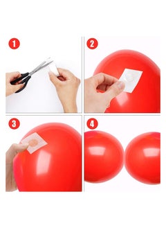 Generic 2 Rolls - 200 Pcs Balloon Glue Dots Tape - Removable Glue Dots for Hanging Balloons - for Art Craft Supplies - Wedding Decoration - Clear (200 Glue Dots)  - Image 4