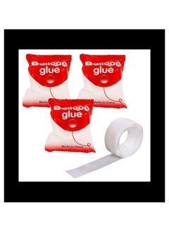 Generic 2 Rolls - 200 Pcs Balloon Glue Dots Tape - Removable Glue Dots for Hanging Balloons - for Art Craft Supplies - Wedding Decoration - Clear (200 Glue Dots)  - Image 5