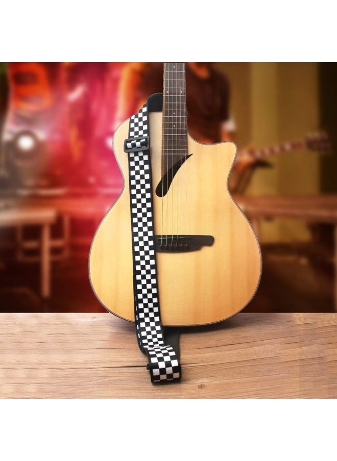 Allgemein - allgemein Adjustable Leather Guitar Strap for Electric Guitars - Image 1