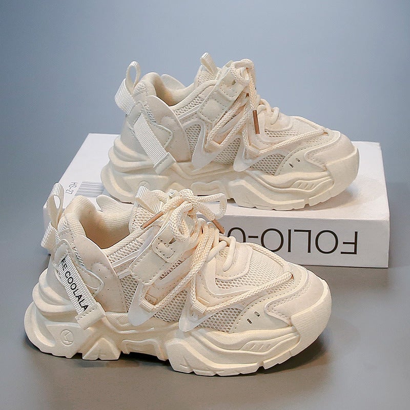 Girls Spring Girls Fashion Lightweight Princess Torre Shoes Big Kids Children All-Match Sneaker - Image 5