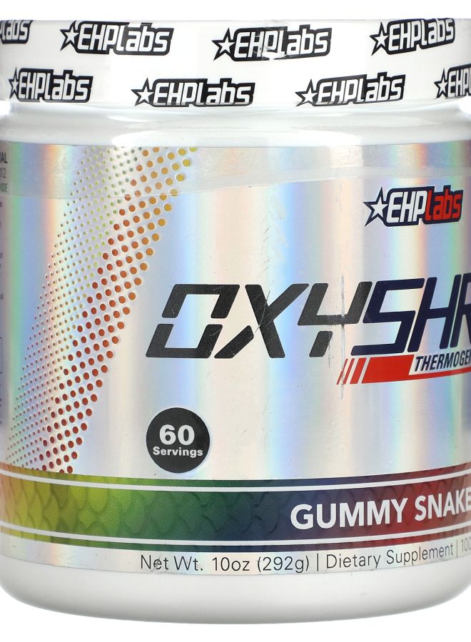 EHPLabs OxyShred Thermogenic Fat Burner Gummy Snake 10 oz (292 g) - Image 2