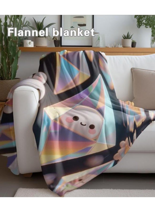 general Baby and children's cartoon flannel thin blanket (warm and comfortable, suitable for sleep, game use) 70cm*100cm - Image 1