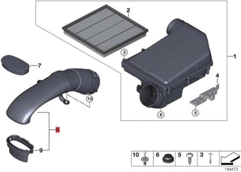 Wivplex Air Intake Pipe for X5 F15 X6 F16 (2012-2018) - Image 3