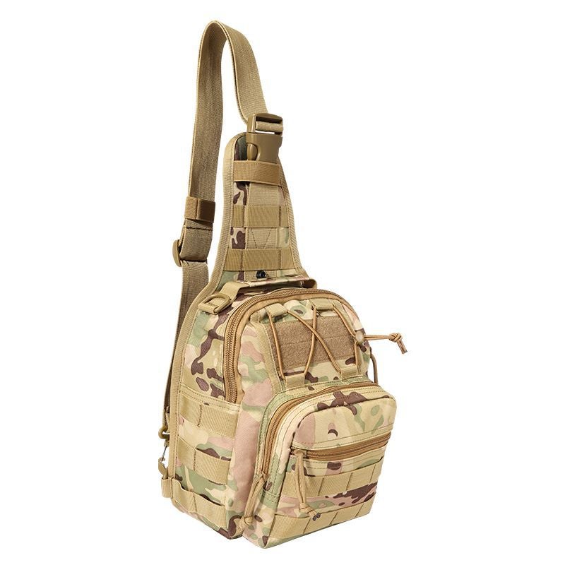 Camo Oxford Cloth 600D Encrypted Extra-Large Camouflage Chest Bag Shoulder Bag Outdoor Bag Crossbody Bag Tactical Small Chest Bag - Image 1