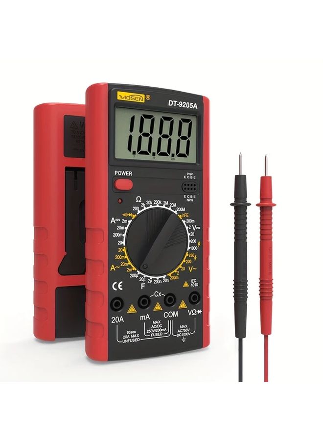 Tangerine Digital Multimeter Voltmeter Ohmmeter Precise Measurement Tool - Image 4