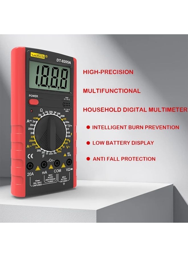Tangerine Digital Multimeter Voltmeter Ohmmeter Precise Measurement Tool - Image 5