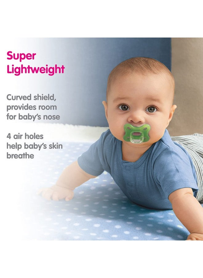 MAM Comfort Baby Pacifier 100% Lightweight Silicone 0 3 Months Baby Boy (Pack Of 4)  - Image 4