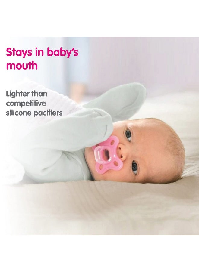 MAM Comfort Baby Pacifier 100% Lightweight Silicone 0 3 Months Baby Boy (Pack Of 4)  - Image 3