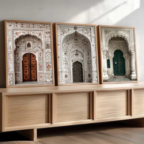 kotart Indian Art Traditional Paintings for Living Room | Framed Wall Painting for Home Room Bedroom Office Wall Décor| Wall Poster With frames Set of 3 (13X17 inch) - Image 5