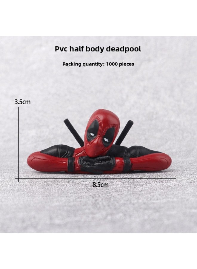 Revenge Little Cheap Deadpool Alliance Around The Hand-made Doll Half-body Sitting Car Blind Box Twist Egg Ornaments Wholesale