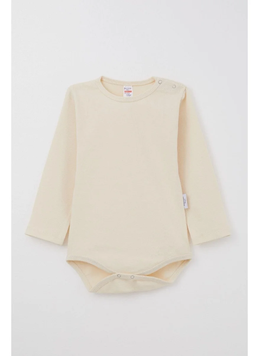 Breeze Baby Boy Snap-On Body Basic 9 Months-3 Years, Cream