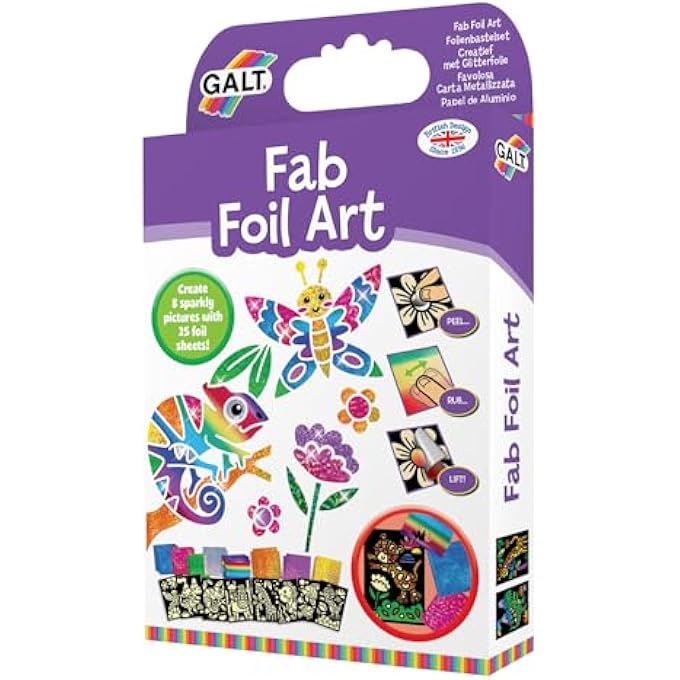 GALT TOYS, FAB FOIL ART, CRAFT KIT FOR KIDS, AGES 6 YEARS PLUS - Image 2