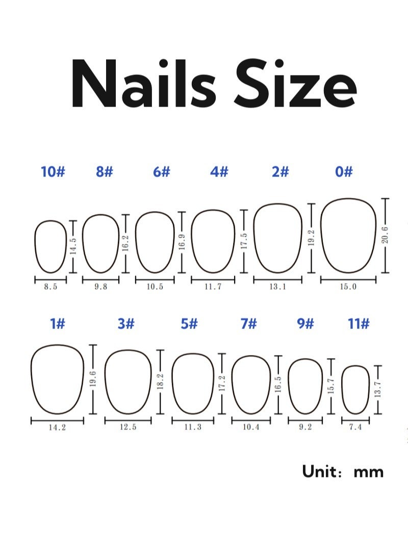 SCHAVO Blush Pink Matte Solid Color Nails 24Pcs - Image 4