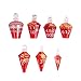 CRITALLIC 7PCS Potion DND Dice SetTransparent Sharp Edge Die Set DD RPG Polyhedral Dicefor Dungeons and Dragons TTRPG Games Roleplaying GamesRed with Gold Foil - Image 2