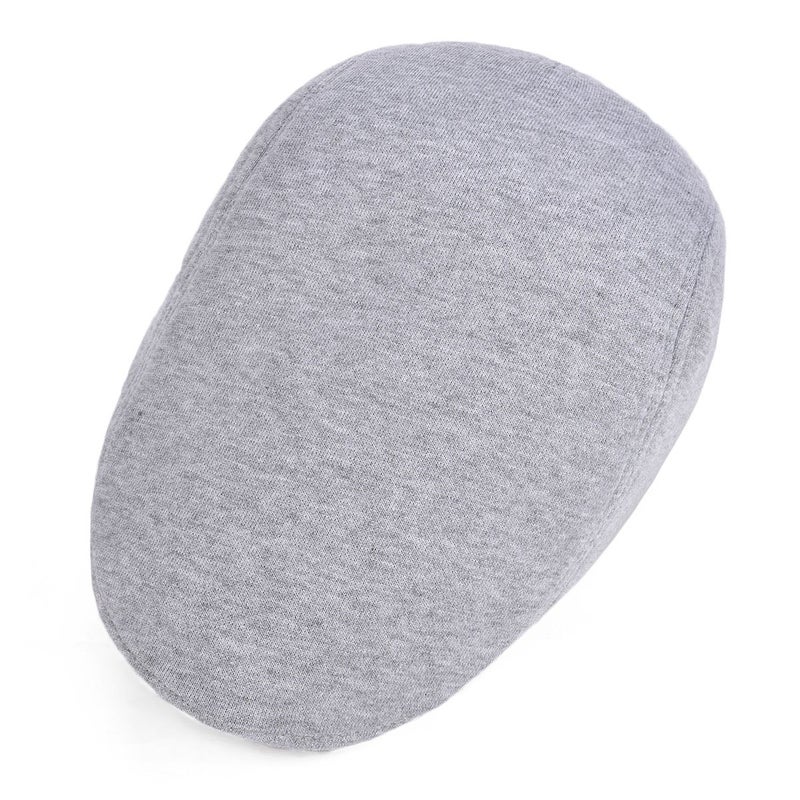 VOBOOM Men's Cotton Flat Ivy Gatsby Newsboy Driving Hat Cap (Style2-Light Grey) - Image 5