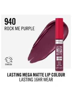 Lasting Mega Matte Liquid Lipstick  940  Rock me Purple - pzsku/Z0DA21D683BBE73959ADEZ/45/_/1697026847/5e9bd4f1-4dca-4291-8812-78ee7da04532