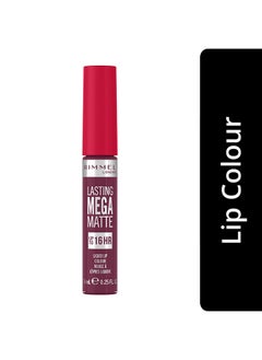 RIMMEL LONDON أحمر شفاه سائل يدوم طويلاً ميجا مات 940 روك مي بيربل  - Image 2