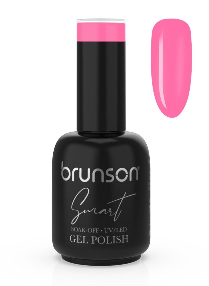 Gel Nail Polish, 15ml Smart Gel Nails Glossy Shine Finish Long Lasting Soak off UV/LED Gel Polish for Nail Art French Manicure Pedicure Salon Quality Chip Resistant Gel Nail Extensions UV Gel  BSM090
