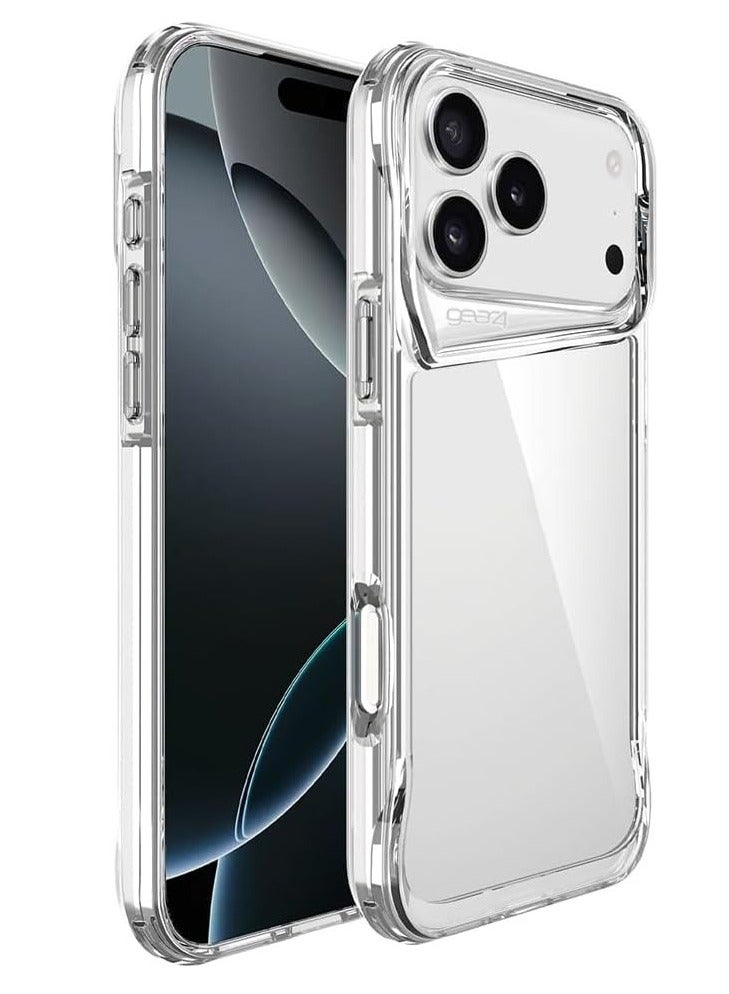 جيرفور جراب Gear4 Crystal Palace متوافق مع iPhone 17 Pro مقاس 6.3 بوصة، حماية متقدمة من الصدمات مع تقنية، مضاد للاصفرار، غطاء هاتف - شفاف - Image 1