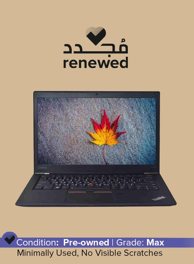 Lenovo Renewed -Thinkpad T470 Laptop With 14-Inch Display,Intel Core i7-8650U/6th Gen/16GB RAM/256GB SSD/Intel HD Graphics English Black - Image 1