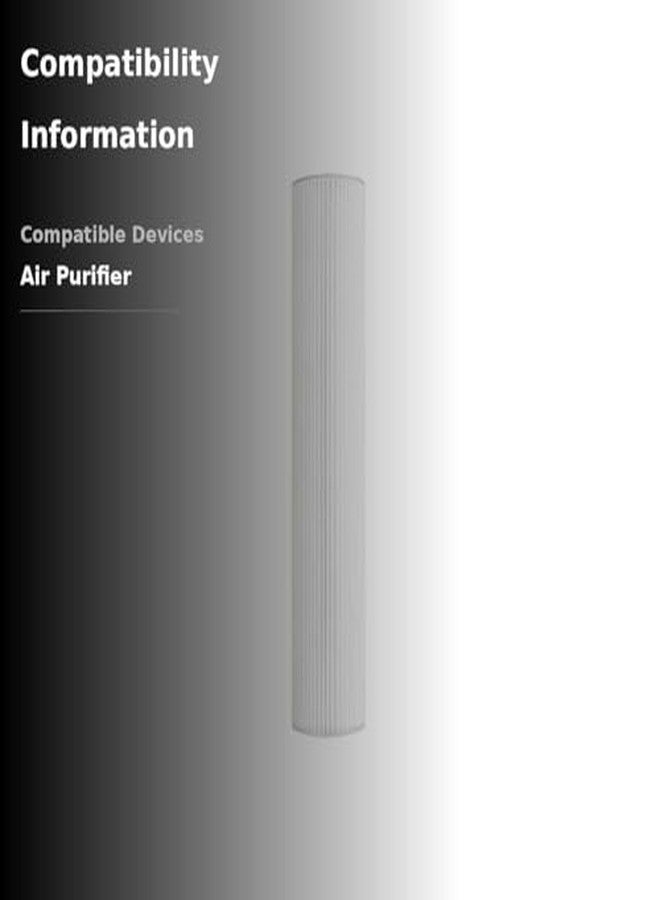 نيسبيرا فلتر بديل لجهاز تنقية الهواء نيسبيرا TPP240 و TPP230 من إنفيون ثيرابيور TPP240 و TPP230، فلتر هيبا حقيقي مع كربون نشط، طوله 23 بوصة، عبوة واحدة - Image 4