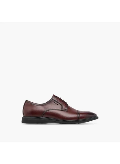 Le Confort Men Solid Lace-Up Derby Shoes