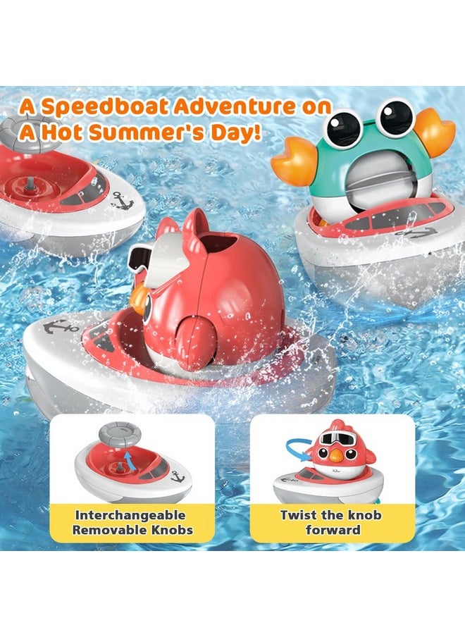 VATOS - Baby Bath Toys, Elephant Basketball Hoop Bathroom Baby Toys For Babies Boys Girls 1 Year Old, Baby Bathtub Playset With Bird, Crab, Clouds, Yacht Best Bath Gift For Toddlers 1-3 - Image 1