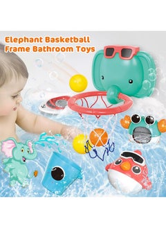 Baby Bath Toys, Elephant Basketball Hoop Bathroom Baby Toys For Babies Boys Girls 1 Year Old, Baby Bathtub Playset With Bird, Crab, Clouds, Yacht Best Bath Gift For Toddlers 1-3 - pzsku/Z0DA2592FAEA8D9159C83Z/45/_/1734347253/ab271f81-33d7-493e-9af2-9a1a9bd37123