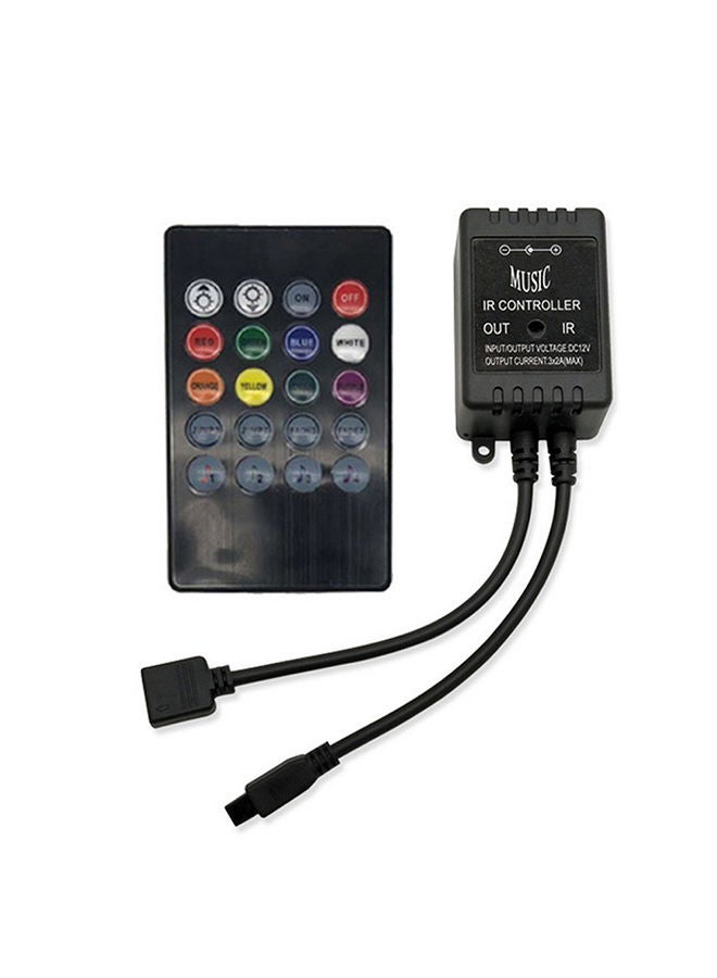 Loquat IR Controller Sound Sensor With Remote Control Black - Image 1