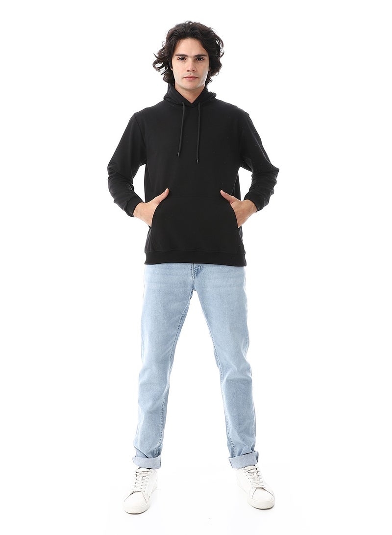 Andora Fly Zipper Button Closure Straight Jeans Pants_Snowy - Image 5